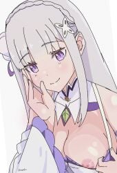 emilia (re:zero) from re:zero kara hajimeru isekai seikatsu by toshii1ro