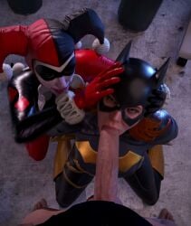 1boy 2girls 3d 3d_animation all_the_way_to_the_base animated assisted_fellatio batgirl batgirl_(barbara_gordon) batgirl_(gotham_knights) batman:_arkham_knight batman_(series) blender blender_(software) blowjob bobasooba clothed clothed_female_nude_male dc dc_comics deepthroat defeat defeated defeated_heroine defeated_superheroine face_fucking fellatio forced forced_blowjob forced_fellatio forced_oral forced_sex gagging gagging_on_penis gotham_knights grabbing grabbing_another's_head guided_fellatio harley_quinn harley_quinn_(arkham) harley_quinn_(arkham_knight) harley_quinn_(classic) heroine holding_head kneeling kneeling_blowjob longer_than_10_seconds looking_at_partner looking_at_viewer looking_up loop looping_animation malicious_face malicious_intent malicious_smile mask masked_female pov pov_male pushing_head rape red_hair short_video shorter_than_30_seconds smile sound superhero_costume superhero_mask superheroine superheroine_costume supervillain_costume video villain villain/heroine villainess