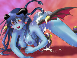 astaroth astaroth_(shinrabanshou) cum large_breasts shinrabanshou tagme