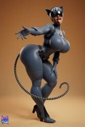 3d 3d_model 3d_render absolute_batman absolute_catwoman absolute_dc ahegao ai_assisted ai_generated athletic_female belt bent_over big_ass brown_skin busty cat_ears catsuit catwoman claws curvy dark-skinned_female dark_skin dc_comics gloves hand_on_thigh heels high_heel_boots high_quality hourglass_figure huge_ass huge_breasts large_ass late leaning_forward lewdstein mask mouth_open seductive_look selina_kyle solo standing tail thick_thighs tight_clothing tight_fit toned tongue_out visor voluptuous wide_hips