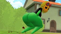 1girls animated anthro anthrofied ass breasts fart fart_fetish female fetishtrash flora_fauna moan plant plant_girl plant_humanoid plantie plants_vs._zombies plants_vs_zombies popcap_games pussy solar_flare_(pvz) sound sunflower_(pvz) video voice_acted wilting_flowers wilting_plants