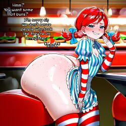 1female 1girls ai_generated apron ass ass_focus big_ass big_butt blue_eyes blush braided_hair braided_twintails breasts breath brooch bubble_butt cleavage cleavage_cutout cleavage_window clothed clothed_female clothed_female_nude_male clothes clothing dialogue dumptruck_ass english_dialogue english_text enormous_ass fat_ass fat_butt female female_only freckles freckles_on_ass freckles_on_face gigantic_ass ginormous_ass glissando goonable huge_ass huge_butt humongous_ass hyper hyper_ass insult insulting_viewer large_ass large_butt looking_at_viewer massive_ass massive_butt mature mature_body mature_figure milf mommy multiple_sources perfect_ass perfect_body perfection rare red_hair ribbon ribbons round_ass shortstack shortstack_female simple_background sitting skirt skirt_lift skirt_up smug smug_expression smug_eyes smug_face smug_grin smug_smile solo solo_female stockings striped_armwear striped_legwear sweat sweaty sweaty_ass sweaty_butt sweaty_thighs taunting tease teasing teasing_viewer text thick thick_ass thick_butt thick_thighs thighs tiny_breasts twintails useless_clothes useless_skirt visible_breath voluptuous voluptuous_female wendy's wendy_thomas wide_hips young young_female