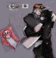 2boys big_dom_small_sub birthday_sex blocky_anatomy blocky_body builderman commission consensual couple_sex cross_section cum cum_in_pussy cum_inside cuntboy gay gay_sex glasses half-dressed holding_waist ibispaintx implied_kiss impregnation legs_around_waist messy pants_down penis reference_image roblox roblox_(character) roblox_admins robloxian saliva_string slimeyslimer small_tail sweat tears text_bubble transmasc yaoi