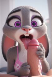 ai_generated disney judy_hopps lingerie posing posing_for_the_viewer teasing zootopia