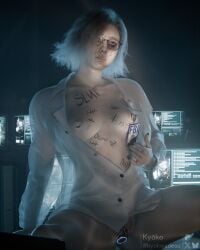 1girls 2026 3d anal anal_insertion anal_masturbation ass black_nail_polish blonde_hair body_markings breasts buttplug buttplug_in_ass clit_piercing clitoral_hood clitoris clitoris_piercing desk eyeglasses eyewear female female_only functionally_nude grace_ashcroft grace_ashcroft_(julia_pratt) indoors kyokwadesu labia_majora labia_minora legs_spread long_fingernails mascara mascara_tears medium_breasts megane nail_polish navel_piercing nipple_piercing nipple_rings nude nude_female painted_nails pierced_nipples piercing piercings platinum_blonde_hair pussy resident_evil resident_evil_9:_requiem ruined_makeup runny_makeup see-through see-through_shirt shirt shirt_only sitting sitting_on_desk solo spread_legs tally_marks wide_hips yellow_eyes