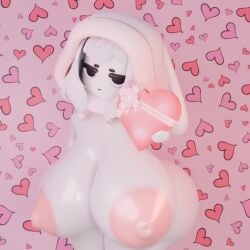 1girls 3d antochan bubble_butt chiki_antu_(antochan) expressionless female heart massive_areolae massive_breasts massive_butt rabbit rabbit_girl roblox robloxian shortstack solo source_request tagme valentine's_day