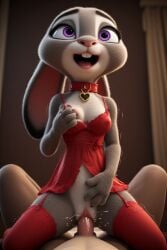 ai_generated disney judy_hopps lingerie negligee officer_judy_hopps sex sexy vaginal_penetration valentine's_day zootopia
