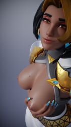 1girls 3d 3d_(artwork) activision big_ass big_breasts big_thighs blender blender_(software) blizzard_entertainment breasts brown-skinned_female brown_body brown_skin curvy curvy_figure dark-skinned dark-skinned_female dark_hair dark_skin dark_skinned_female digital_media_(artwork) domina eyeshadow female female_focus female_only hi_res hips jewelry large_ass large_breasts large_thighs legs long_fingernails mature mature_female overwatch overwatch_2 render rich_female sexy_pose simple_background slim_waist subspätzle thick thick_hips thick_legs thick_thighs thighs topless topless_female vaira_singhania voluptuous waist wide_hips wide_thighs