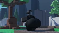 1boy 3d ass ass_expansion ass_growth bald big_ass big_butt butt_expansion butt_growth chance_(forsaken) fat_ass fat_butt forsaken_(roblox) glasses grey_skin hat huge_ass huge_butt male male_only ripped_clothing ripped_pants roblox robloxian solo sound tagme thick_ass thick_butt video