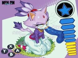 blaze the cat from sega by neh on