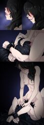 2girls black_hair bondage cinder_fall cunnilingus facesitting femdom femsub forced_cunnilingus forced_oral forced_yuri multiple_girls oral oral_sex raven_branwen rwby y8ay8a yaya_(y8ay8a) yuri