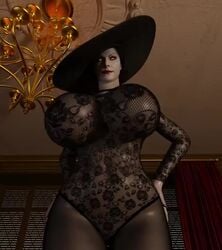 1girls 3d alcina_dimitrescu animated bouncing_breasts breasts female female_only giantess huge_breasts looking_at_viewer milf no_sound resident_evil resident_evil_8:_village serge3dx shorter_than_10_seconds solo solo_female thick_thighs video wide_hips