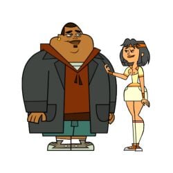 1boy1girl 2d b_(tdi) black_male black_skin breasts calm_expression coat earrings edit fnaf1st_1st1 head_band looking_at_partner nipples no_hat older_female pete_(total_drama) rule63 rule_63 short_pants skirt small_beard smiling_at_partner smirking_at_partner sneakers socks tagme teasing the_ridonculous_race total_drama:_revenge_of_the_island total_drama_island white_background white_female white_skin white_skinned_female younger_male