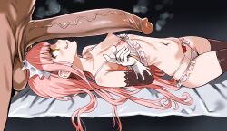 ai_generated big_dick big_penis breasts cock_shock fate/grand_order fate_(series) female huge_balls huge_cock imminent_oral impossible_fit large_balls large_penis licking_lips long_penis looking_at_penis male massive_penis medb_(fate) penis penis_awe sagging_balls small_breasts testicles upside-down veiny_penis yamatoai