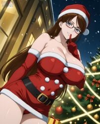 okada yuriko from christmas by eroero waifus