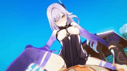 aether_(genshin_impact) animated genshin_impact koikatsu skirk_(genshin_impact) tagme