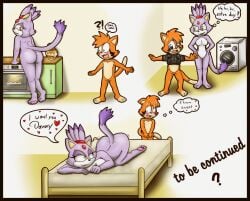 1boy 1girls anthro art ass blaze_the_cat bottomless boy breasts characters chipthehedgehog comic cooking digital domestic_cat feet feline female furry girl kitten love male naked nude original_character paws sega sexy shy sonic_(series) sonic_the_hedgehog_(series) washing