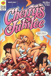 5girls black_hair blonde blonde_hair cherries cherry cherry_poptart cherry_poptart_(comic) comic comic_cover cream cream_on_body cream_on_breasts dialogue ellie_dee fire_background freckles freckles_on_shoulder freckles_on_shoulders ginger_hair glasses larry_welz lola_palooza mascara multiple_girls orange_hair patty_melt pepper_poptart red_hair short_hair straight_hair whip_cream whipcream