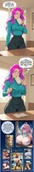 ai_generated artist_sirnrei ass ass_bigger_than_head ass_cleavage ass_expansion big_ass big_nipples bigger_female black_hair blush body_growth body_growth_(enlargement) body_transformation breast_expansion breast_growth breast_growth_(enlargement) breast_outside breasts breasts_bigger_than_head breasts_bigger_than_torso bursting_breasts comic erect_nipples erect_nipples_under_clothes expansion female female_only figure_transformation giant_breasts giantess gigantic_ass gigantic_breasts gigantic_butt gigantic_nipples gigantic_thighs growth growth_drive growth_sequence gts headband heavy_breasts height_growth hourglass_figure huge_ass huge_breasts hyper hyper_ass hyper_breasts hyper_butt hyper_genitalia hyper_nipples hyper_thighs lactating_through_clothing lactation lactation_through_clothes large_areolae large_breasts large_female large_nipples mega_lactation metal_collar milking milking_breasts mini_giantess multiple_females multiple_girls nipple_bulge nipple_expansion nipple_growth nipple_growth_(enlargement) nipples nipples_visible_through_clothing no_bra nude originalcharacter ripped_clothing sirnrei size_difference squeezing_breast thigh_expansion torn_clothes transformation wardrobe_malfunction