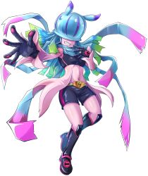 1girls artist_request digimon digimon_(species) digimon_ghost_game female female_only jellyfish jellyfish_humanoid marine marine_humanoid solo teslajellymon