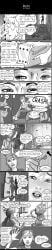 black_and_white bondage_gear comic comic_page latex tagme text_bubble toszum