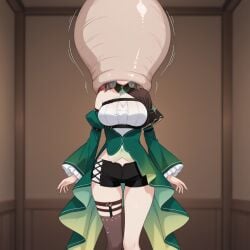 absorption absorption_vore ai_generated anime_girl cell cell_(dragon_ball) cell_vore dragon_ball_z female hispanic_virtual_youtuber idol_es meica meica05 mind_break mind_control swallowing virtual_youtuber vore vtuber