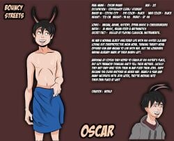 anthro bouncy_streets_(comic) bunny_ears character_sheet male mauro_(artist) oscar_bunni rabbit_ears shiin_(edit) towel