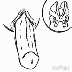 animated gif horny horny_male inhuman_genetalia large_penis my_singing_monsters precum solo_male weird_penis yooreek