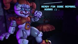 3d baby_(fnafsl) canon_appearance circus_baby circus_baby_(fnaf) circus_baby_(original) female five_nights_at_freddy's five_nights_at_freddy's:_sister_location full_color no_penetration solo tagme text