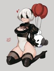 yorha 2b from nier: automata by kamii momoru