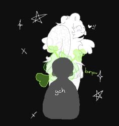 ambiguous_gender angel anthro blush duo enjoying_farting fart fart_fetish farting_in_mouth feathered_wings feathers felid feline fur mammal pantherine raised_tail smelly stinkmuse tail tongue tongue_out white_body white_fur wings ych_(character)