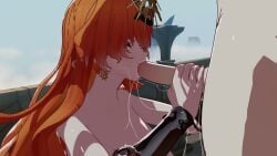 1girls 3d animated anus ass audio augusta_(wuthering_waves) baracuda_balls cum female nude nude_female oral oral_sex red_hair sound tagme vagina vaginal_fluids video wuthering_waves