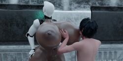 3d animated big_breasts big_butt breast_sucking breastfeeding breasts_bigger_than_head breasts_out cowgirl_position dark-skinned_female haydee haydee_(game) huge_breasts large_breasts light-skinned_male male/female moaning phallusprince riding robot_girl shaking_ass short_video shorter_than_30_seconds size_difference smaller_male sound sucking_nipples tagme taller_female video