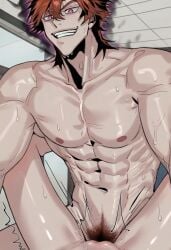 1boy 1male abdomen abs ai_generated alex_(dead_crow's_gaze) biceps bondage cum dead_crow's_gaze ejaculating_cum ejaculation erect_penis erection gay gay_male gay_to_bisexual gay_to_straight gay_with_woman guy hipnosis homosexual_male huge_cock huge_penis hypnosis hypnotic_eyes hypnotized hypnotized_male hypnotized_sex ia_generated male mind_broken mind_control muscles muscular muscular_male pink_eyes red_hair straight_sex