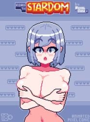 1girls animated areolae big_breasts breasts comic comic_page completely_nude completely_nude_female female female_only lisa_(pixelsira) naked naked_female nipples nude nude_female original pixel_animation pixel_art pixelsira short_hair solo solo_female tagme video
