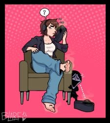 1girls barefeet barefoot blarf022 feet feet_fetish feet_focus female female_focus foot_fetish foot_focus girl human smelly smelly_feet stink_fumes stinky stinky_feet blarf_(blarf022)