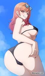 1girls 2d 2d_(artwork) 2d_artwork adult adult_female ass bare_arms bare_hands bare_legs bare_midriff bare_shoulders bare_skin bare_thighs big_boobs big_breasts bikini bikini_bottom bikini_only bikini_top black_bikini black_bikini_bottom black_bikini_top black_swimsuit black_swimwear blue_sky breasts busty busty_female busty_girl character_request clouds copyright_request day daylight daytime dayyo_(daydarion/day-chan) deep_skin digital digital_art digital_drawing digital_drawing_(artwork) digital_media digital_media_(artwork) drawing elbows exposed exposed_arms exposed_legs exposed_midriff exposed_shoulders exposed_skin exposed_thighs eyebrows_visible_through_hair female female_focus female_only fingernails fingers ginger ginger_hair grin grinning grinning_at_viewer groin hair_between_eyes hair_clip hairclip half_naked half_nude hand_on_ass hand_on_butt hand_on_own_ass hand_on_own_butt head_tilt high_resolution highres hololive hololive_dev_is hololive_regloss ichijou_ririka inframammary_fold large_boobs large_breasts lean_figure legs_closed legs_together long_hair looking_at_viewer looking_back looking_back_at_viewer looking_down looking_down_at_viewer mature mature_female nail_polish nails naked naked_female naked_woman narrow_waist nipple_bulge nude nude_female nudity orange-eyed_female orange-haired_female orange_eyes orange_fingernails orange_hair orange_hair_female orange_nail_polish orange_nails outdoor outdoor_nudity outdoors outside parted_lips partially_undressed semi_nude shoulders sideboob sky slender_body slender_waist slim_female slim_waist smile smiley_face smiling smiling_at_viewer solo standing string_bikini sunglasses sunglasses_on_forehead sunglasses_on_head swimsuit swimwear thick_thighs thighs thighs_together tilted_head touching_ass touching_butt underboob upper_body virtual_youtuber vtuber vtuberfanart wide_hips youtuber youtuber_girl