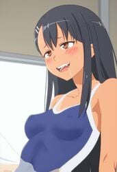 1boy 1girls akinoya animated censor_bar censored classroom clothed_female clothed_sex clothing creampie cum cum_in_pussy cum_inside drooling ejaculation female hayase_nagatoro horny_female human large_ass large_penis longer_than_30_seconds male naoto_hachioji_(senpai) one-piece_swimsuit pale_skin please_don't_bully_me,_nagatoro pokies public public_sex pussy school school_swimsuit sex sound standing_sex swimsuit swimsuit_aside swimwear tanline transparent_body unseen_male_face vaginal_penetration video