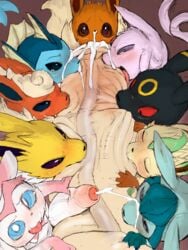 2019 3:4 all_nine_eeveelutions ambiguous_gender ambiguous_penetrated big_penis black_body black_fur blacky_(pokemon) blue_body blue_eyes blue_fur blush bodily_fluids booster_(pokemon) brown_body brown_eyes brown_fur collaborative collaborative_fellatio collaborative_sex cum cum_from_nose cum_in_nose cum_inside cum_on_face edit eevee eeveelution eievui eifie_(pokemon) ejaculation espeon fellatio feral flareon foreskin frottage fur genital_fluids genitals glaceon glacia_(evolution) group group_sex hi_res huge_cock humanoid_genitalia humanoid_penis hyper hyper_genitalia hyper_penis jolteon leafeon leafia licking male male/ambiguous male/male male_penetrating male_penetrating_ambiguous male_sylveon mammal nintendo nymphia oral oral_penetration orange_body orange_fur partially_retracted_foreskin penetration penile penis pink_body pink_fur pokemon pokemon_(species) purple_body purple_eyes purple_fur red_eyes saliva sex showers_(pokemon) sylveon syuro thunders tongue tongue_out umbreon uncut vaporeon vein veiny_penis video_games yellow_body yellow_fur