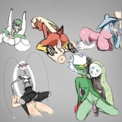 anthro ass big_breasts blaziken blowjob blush counter_weight cowgirl_position cum cum_in_mouth cum_in_pussy dildo dildo_in_pussy drooling explosive_orgasm fellatio female gardevoir hairjob handjob hatterene human human_on_anthro human_penetrating meloetta multiple_views pheromosa pokemon pokemon_(species) pussy_juice reverse_cowgirl_position roserade saliva shiny_pheromosa shiny_pokemon sketch spread_pussy ultra_beast