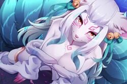 ahri animated big_breasts fur furry league_of_legends sollyz spirit_blossom_ahri spirit_blossom_series tagme video