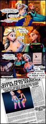 2girls 3d anna_(frozen) ass big_breasts blonde_hair blue_eyes body_modification breasts busty cleavage clothed clothed_female comedy comic curvy disney elsa_(frozen) english_text enhanced_breasts female frozen_(film) hips hourglass_figure large_ass large_breasts legs light-skinned_female light_skin lingerie lips lipstick long_hair lordaardvark mature mature_female plastic_surgery platinum_blonde_hair queen red_hair red_lips royalty sisters slut_collar source_filmmaker speech_bubble text thick_legs thick_thighs thighs voluptuous white_hair wide_hips