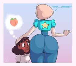 adult_and_teenager age_difference ass ass_focus ass_worship big_ass big_butt bottom_heavy cartoon_network connie_maheswaran older_woman_and_teenage_girl pearl_(steven_universe) steven_universe teenage_girl teenager weirdisfun