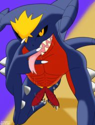 dragon dustin_c game_freak garchomp gay leaking_precum male male_only nintendo penis penis_out pokémon_(species) pokemon pokemon_(species) pov precum pseudo_legendary reptile reptile_penis saliva shiny_pokemon slit solo solo_male tongue tongue_out video_game