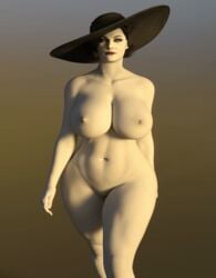 1girls 3d alcina_dimitrescu animated ass bbw blue_eyes bounce breasts capcom female female_only full_frontal_nudity gif hat high_heels huge_ass huge_breasts jiggle leftent naked_footwear naked_hat naked_heels nude nude_female pale-skinned_female pale_skin resident_evil resident_evil_8:_village solo tall_woman thick thick_thighs vampire walk_cycle walking_towards_viewer