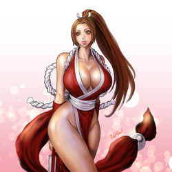 mai shiranui from fatal fury by pink devil