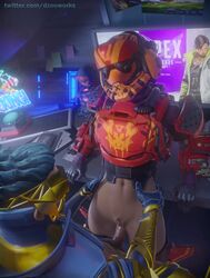 1boy 1girls 3d 4k animated apex_legends armor ass ass_grab ass_slap belly birthright_valkyrie blender blush cum cum_on_body delalicious3 dzooworks electronic_arts fast_fashion_octane fast_thrusts functionally_nude grabbing_from_behind hairy_pussy helmet highres interracial large_penis longer_than_30_seconds looking_at_viewer looking_pleasured male no_eyewear octane_(apex_legends) partially_clothed pilot_suit pov pussy respawn_entertainment sex sound standing standing_missionary standing_sex straight straight_sex tight_fit tinted_glasses vaginal_penetration valkyrie_(apex_legends) vertical_video video video_games white_hair