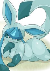 1girls adorable blue_body blue_eyes blue_hair blue_skin cute cute_face ear eeveelution female female_only fur furry furry_only glaceon looking_at_viewer lying lying_down naked nintendo nude nude_female pokémon_(species) pokemon pokemon_(species) solo solo_female tail thighs type
