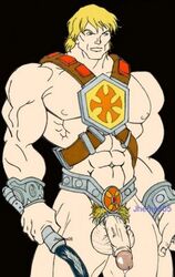 1boy abs bara biceps big_muscles bodybuilder bottomless he_man human jhemos jhemos05 male male_only masters_of_the_universe muscle muscles muscular_male pecs pubic_hair serratus_anterior solo testicles