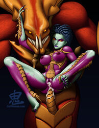 alien barefoot catthouse_studios claws cowgirl_position cum cum_in_ass cum_inside female hydralisk monster_girl oni_(artist) sarah_kerrigan sex starcraft uncensored zerg